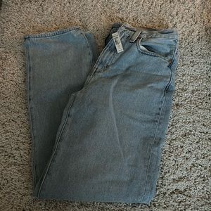 Never been worn light wash Madewell jeans